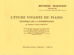 copertina Etude vivante 3 - moyen B Editions Henry Lemoine