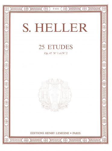 copertina Etudes (25) Op.47 (2 volumes réunis) Editions Henry Lemoine
