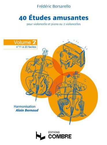 copertina Etudes amusantes (40) Vol.2 (11  20) Combre