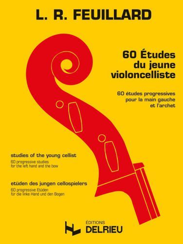 copertina Etudes du jeune violoncelliste (60) Delrieu