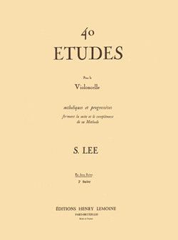 copertina Etudes mlodiques (40) Op.31 Vol.2 Editions Henry Lemoine