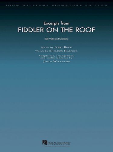 copertina Excerpts from Fiddler on the Roof Hal Leonard