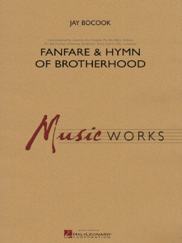 copertina Fanfare and Hymn of Brotherhood Hal Leonard