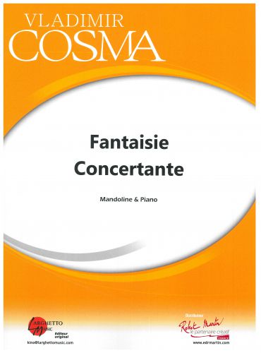 copertina FANTAISIE CONCERTANTE Mandoline et piano Editions Robert Martin