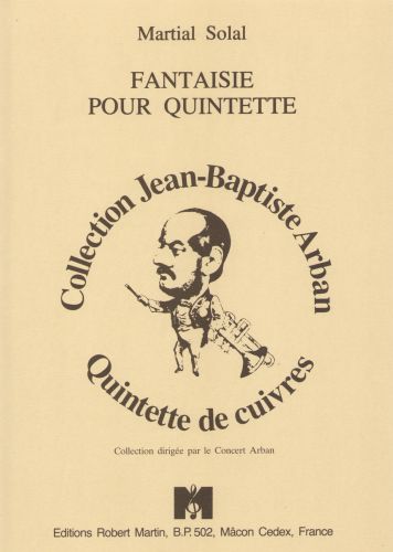 copertina Fantaisie Pour Quintette Robert Martin