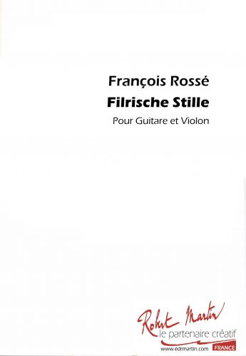 copertina FIRISCHE STILLE pour GUITARE ET VIOLON Robert Martin