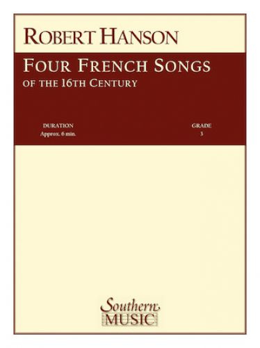 copertina Four (4) French Songs Of The 16Th Century Southern Music Company