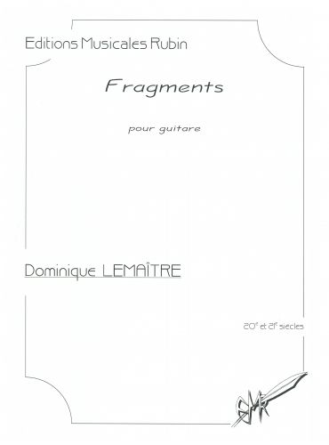 copertina FRAGMENTS pour guitare Martin Musique
