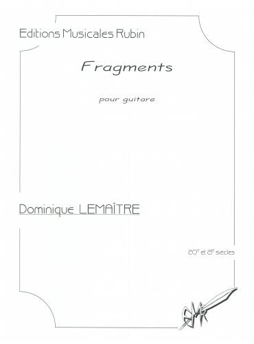 copertina FRAGMENTS pour guitare Rubin