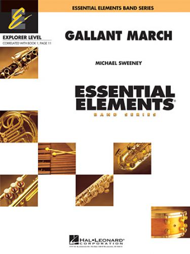 copertina Gallant March Hal Leonard