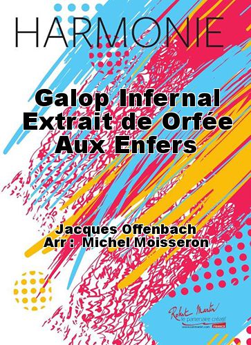 copertina Galop Infernal Extrait de Orfe Aux Enfers Robert Martin