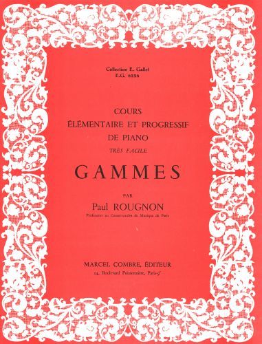 copertina Gammes Combre