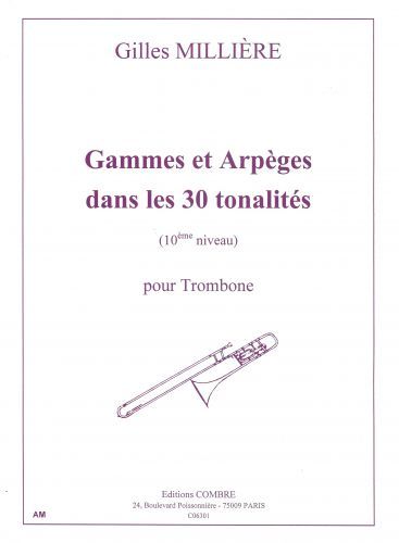 copertina Gammes et arpèges dans les 30 tonalités (10e niveau) Combre