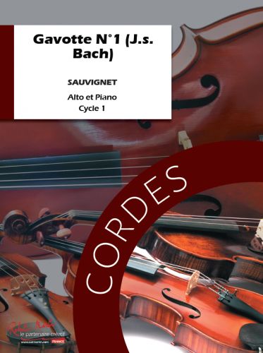copertina Gavotte N1 (J.s. Bach) Editions Robert Martin