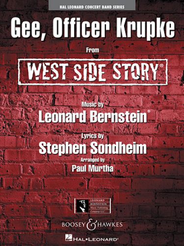 copertina Gee, Officer Krupke (from West Side Story) Hal Leonard