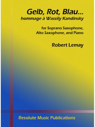 copertina GELB ROT BLAU Resolute Music Publication