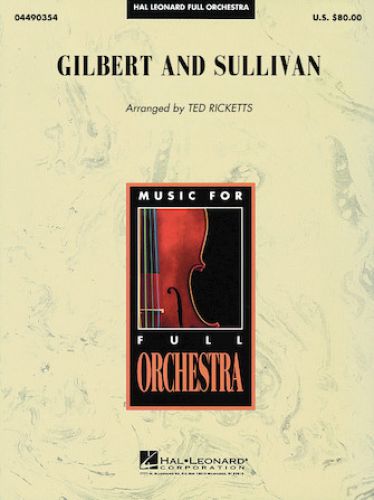 copertina Gilbert and Sullivan Hal Leonard