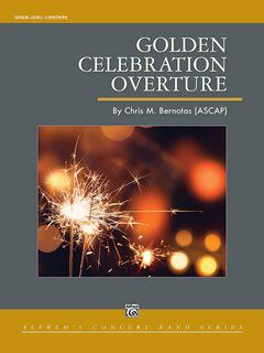 copertina Golden Celebration Overture Warner Alfred
