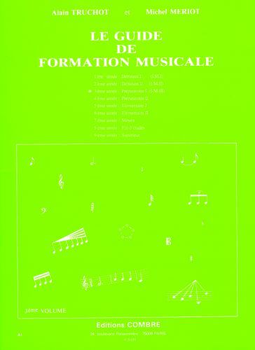copertina Guide de formation musicale Vol.3 - prparatoire 1 Combre