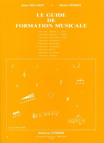 copertina Guide de formation musicale Vol.6 - lmentaire 2 Combre