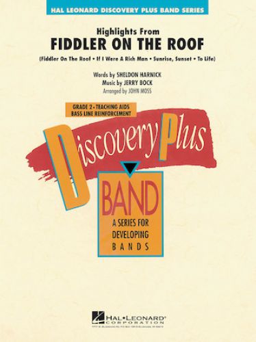 copertina Highlights from Fiddler on the Roof Hal Leonard