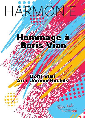 copertina Hommage  Boris Vian Robert Martin