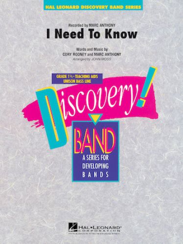 copertina I Need To Know Hal Leonard