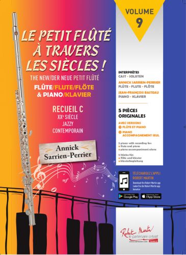 copertina Il Piccolo Flauto attraverso i secoli Serie C Editions Robert Martin