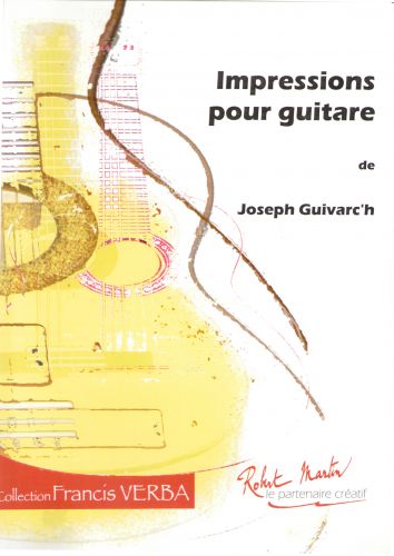 copertina Impressions pour guitare Editions Robert Martin
