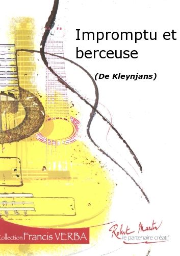 copertina Impromptu et Berceuse Editions Robert Martin