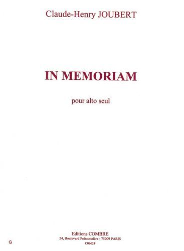 copertina In memoriam Combre