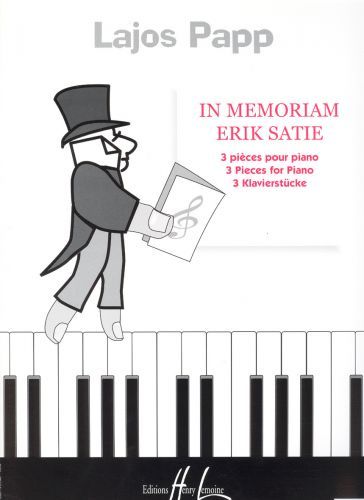 copertina In memoriam Erik Satie Editions Henry Lemoine
