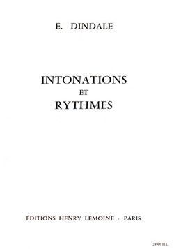 copertina Intonations et rythmes Editions Henry Lemoine