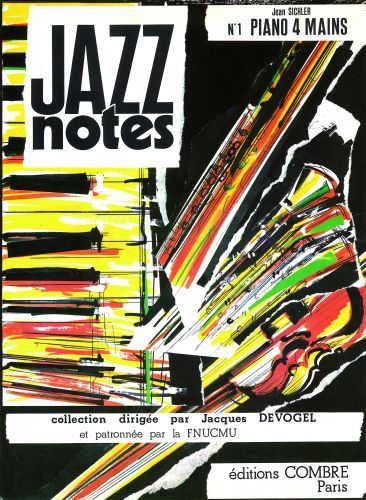 copertina Jazz Notes Piano 4 mains 1 : Pommes sautes - Amende douce Combre