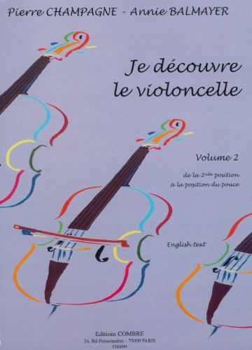 copertina Je dcouvre le violoncelle Vol.2 Combre
