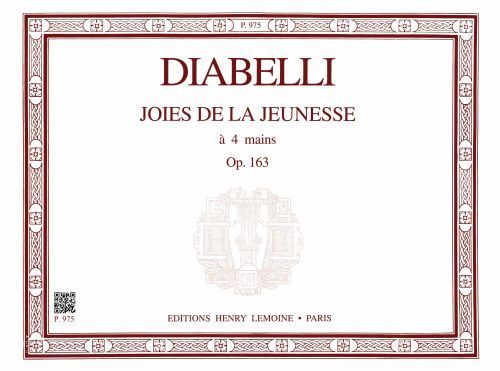 copertina Joies de la jeunesse Op.163 Editions Henry Lemoine