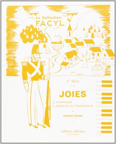 copertina Joies Vol.1 Promenade, berceuse Delrieu