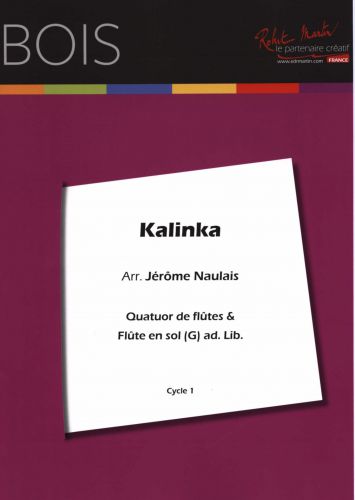 copertina Kalinka, 4 Flutes Robert Martin