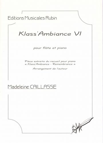 copertina Klass Ambiance VI pour flte et piano Rubin