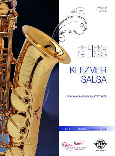 copertina KLEZMER SALSA  pour quartet SATB Robert Martin