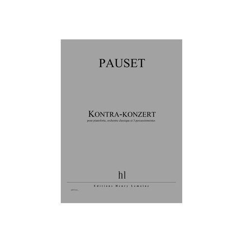 copertina Kontra-konzert Editions Henry Lemoine