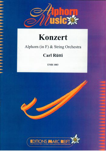 copertina Konzert (Alphorn In F) Marc Reift