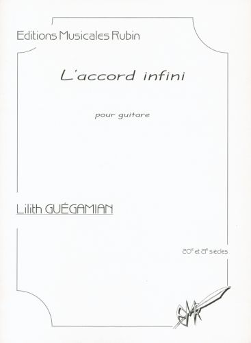 copertina L'accord infini pour guitare (avec tablature) Robert Martin