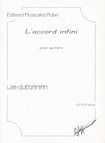 copertina L'accord infini pour guitare (avec tablature) Rubin