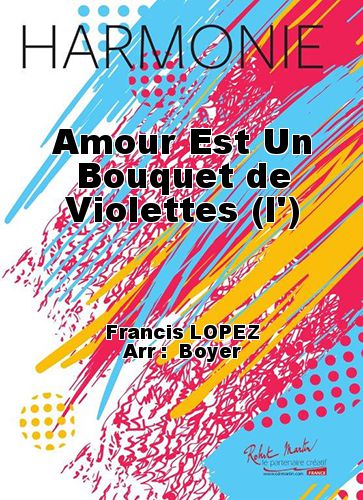 copertina Amour Est Un Bouquet de Violettes (l') Robert Martin