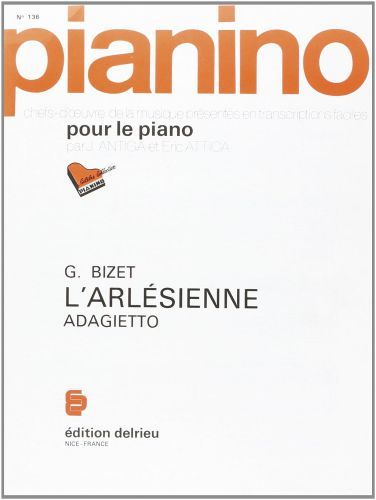 copertina L'Arlsienne : Adagietto - Pianino 136 Delrieu