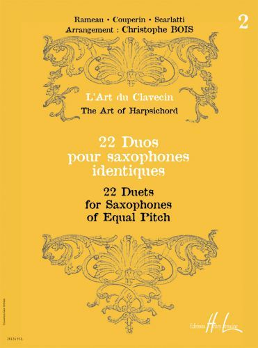 copertina L'Art du Clavecin - 22 Duos Vol.2 Editions Henry Lemoine