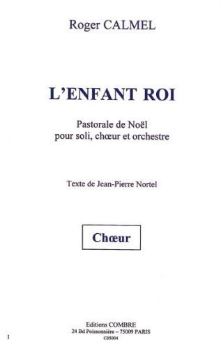 copertina L'Enfant roi (opra pour enfants) Combre