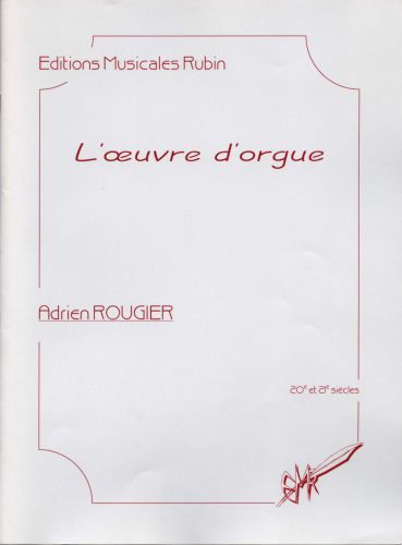 copertina L'uvre d'orgue Rubin