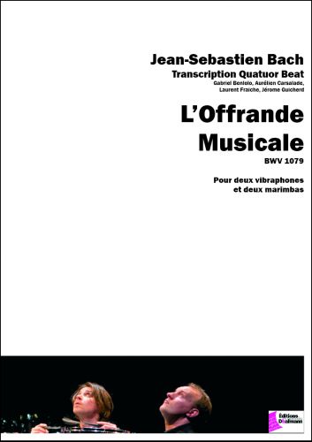 copertina L'offrande musicale BWV 1079 Transcription Quatuor Beat Dhalmann
